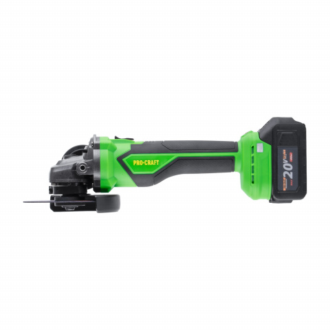 Aku úhlová bruska Procraft PGA22, 125mm | PGA22-1B-C